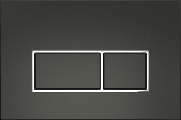 Изображение товара Кнопка для инсталляции Teymi Helmi / T70205 (черный матовый/хром)