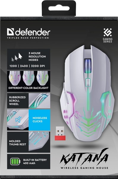Изображение товара Мышь Defender Katana GM-511 / 52512 (белый)