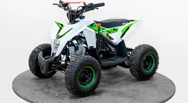 Изображение товара Электроквадроцикл Motax Gekkon E1300 (черный/белый/зеленый)