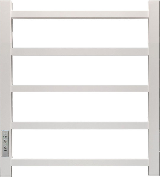 Изображение товара Полотенцесушитель электрический GRANULA Квадро 50x60 (терморегулятор с таймером слева, белый глянец)