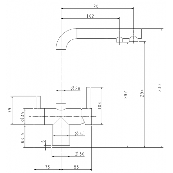 Изображение товара Смеситель ZORG Atos (Premium PVD Gunblack)