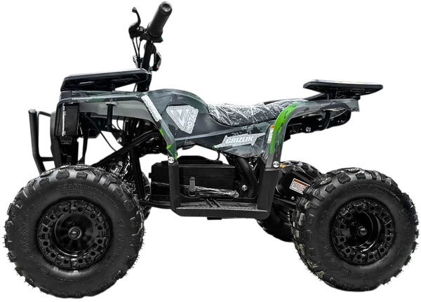 Изображение товара Электроквадроцикл Motax Grizlik Midi E1000 BW (черный/зеленый камуфляж)
