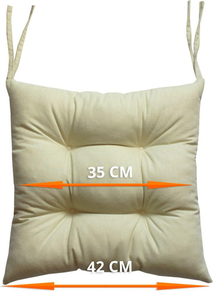 Изображение товара Подушка на стул MATEX Simplex / 56-287 (слоновая кость)