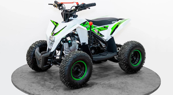 Изображение товара Квадроцикл Motax Gekkon 90 (черный/белый/зеленый)