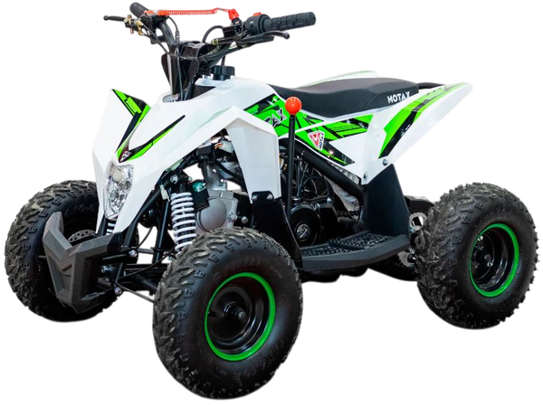 Изображение товара Квадроцикл Motax Gekkon 90 (черный/белый/зеленый)