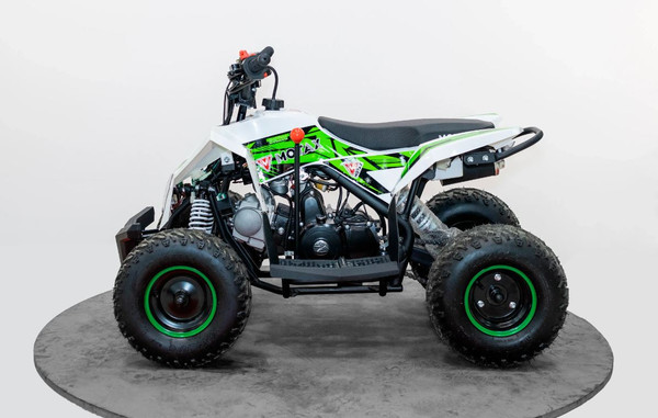 Изображение товара Квадроцикл Motax Gekkon 90 (черный/белый/зеленый)