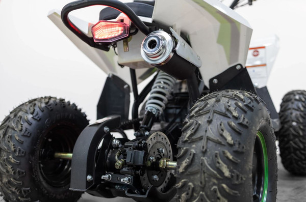 Изображение товара Квадроцикл Motax Gekkon 90 (черный/белый/зеленый)