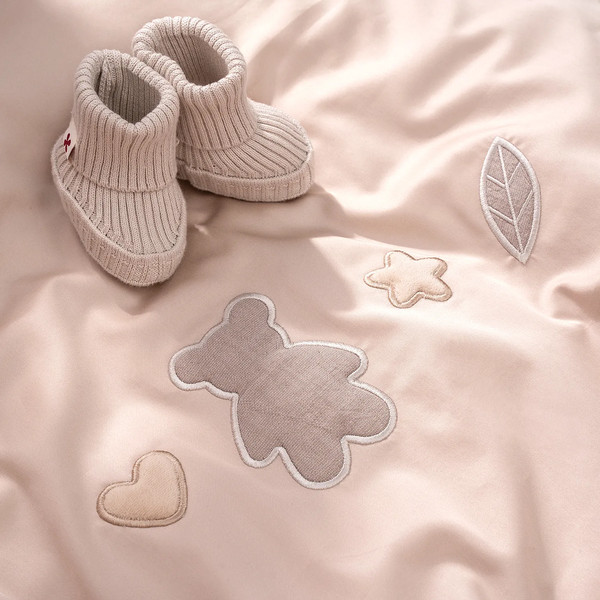 Изображение товара Комплект постельный для малышей Perina Teddy Sateen Collection / ТДСК6-01.4 (бежевый)