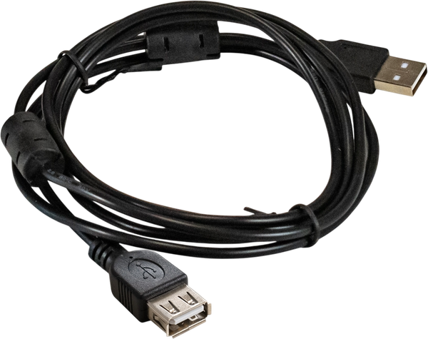 Изображение товара Удлинитель кабеля ExeGate EX-CCF-USB2-AMAF-1.8F / EX294761RUS (1.8м)