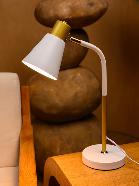 Изображение товара Настольная лампа ArtStyle HT-128W (белый/антик)