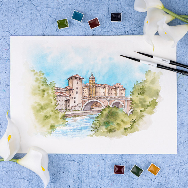 Изображение товара Набор бумаги для рисования Малевичъ Monet. Fin / 401554 (10л)