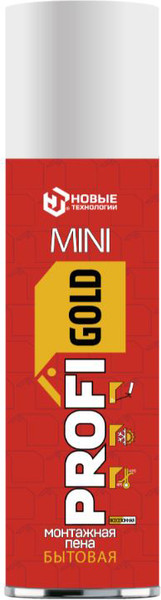 Изображение товара Пена монтажная Новые Технологии Profigold Mini бытовая (650мл)