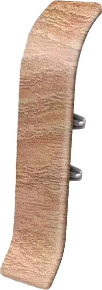 Изображение товара Соединитель для плинтуса Ideal Классик 206 Дуб коньячный (5.5см, 2шт, флоупак)