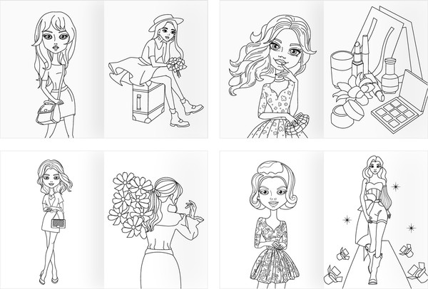 Изображение товара Раскраска Три совы Суперраскраска. Для стильных девочек / PА4_59199