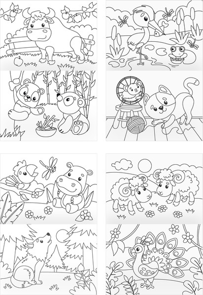 Изображение товара Раскраска Три совы Суперраскраска. Животный мир / PА4_59203