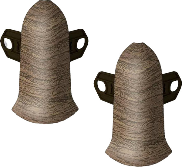 Изображение товара Уголок для плинтуса Ideal Классик 291 Орех (5.5см, 2шт, наружный, флоупак)