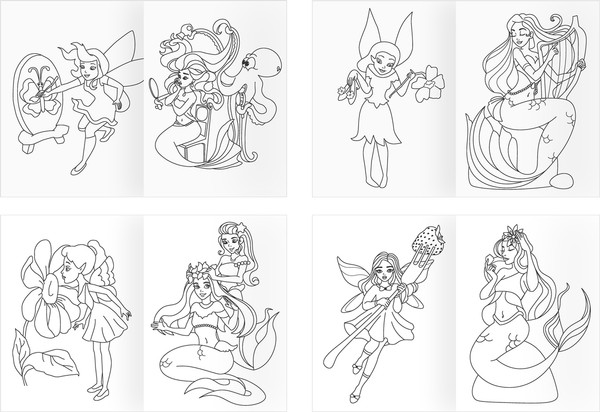 Изображение товара Раскраска Три совы Суперраскраска. Феи и русалки / PА4_59209