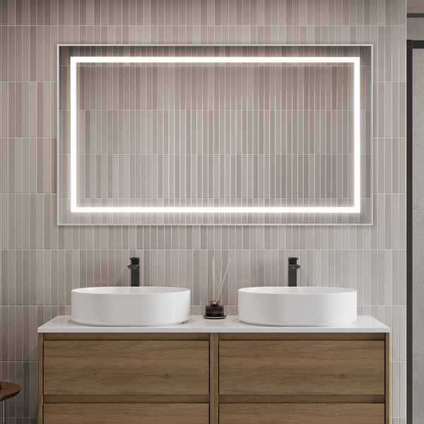 Изображение товара Зеркало BelBagno SPC-KRAFT-1400-800-SENS-AL