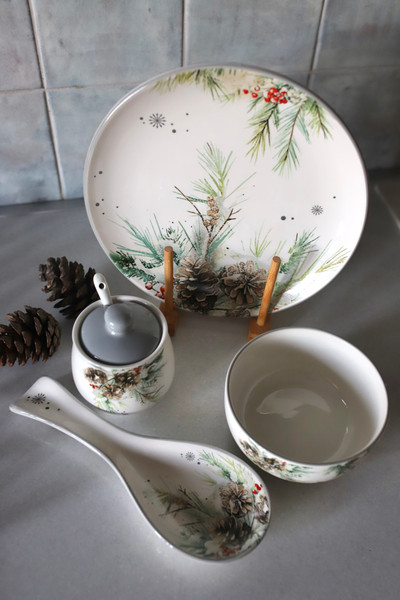 Изображение товара Тарелка столовая обеденная Fresca Лесная сказка BB102185