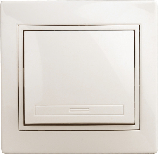 Изображение товара Выключатель INTRO Plano 1-101-02 / Б0053722 (слоновая кость)