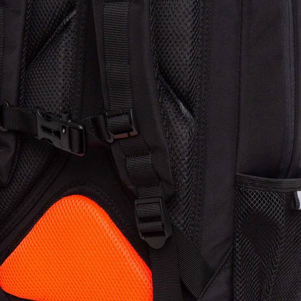 Изображение товара Школьный рюкзак Grizzly RB-556-3 (черный/оранжевый)