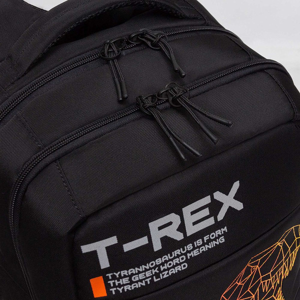 Изображение товара Школьный рюкзак Grizzly RB-556-3 (черный/оранжевый)