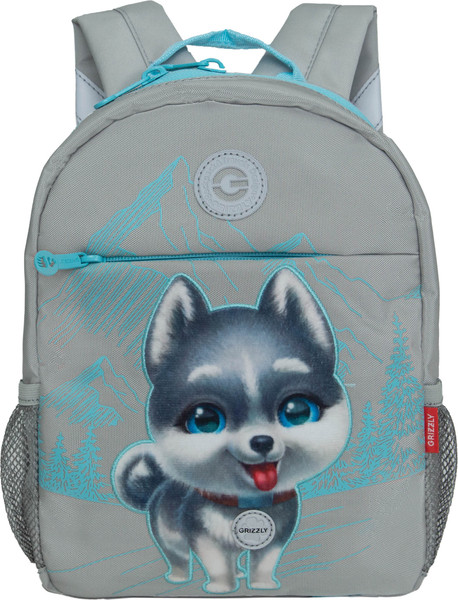 Изображение товара Детский рюкзак Grizzly RK-477-4 (светло-серый)
