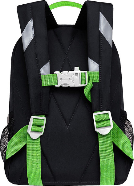 Изображение товара Детский рюкзак Grizzly RK-579-2 (черный/салатовый)