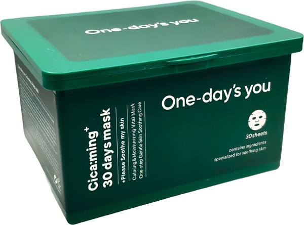 Изображение товара Набор масок для лица One-day's you Cica: Ming 30 Days Mask с центеллой (30шт)