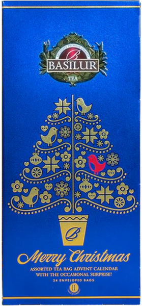 Изображение товара Чай пакетированный Basilur Рождественский адвент-календарь Ассорти Том II (24пак)