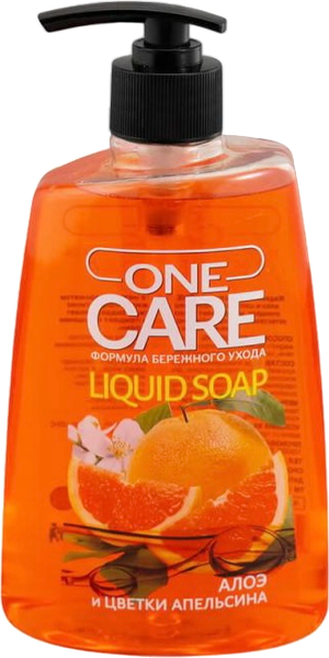 Изображение товара Мыло жидкое One Care Алоэ и цветки апельсина (500мл)
