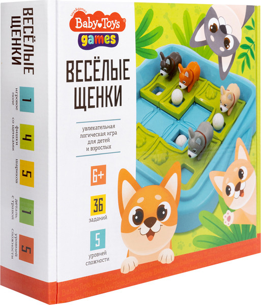 Изображение товара Настольная игра Baby Toys Веселые щенки / 70042