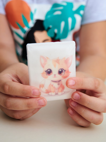 Изображение товара Набор для изготовления мыла Десятое королевство С картинкой. Котенок / 05480