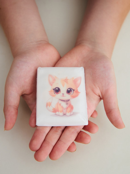 Изображение товара Набор для изготовления мыла Десятое королевство С картинкой. Котенок / 05480