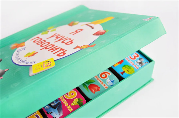 Изображение товара Развивающая книга Робинс Я учусь говорить. 15 кубиков (9785436608853)