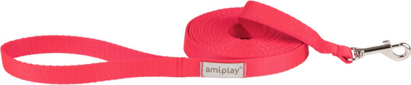 Изображение товара Поводок Ami Play тренировочный L (1000x2.5, красный)