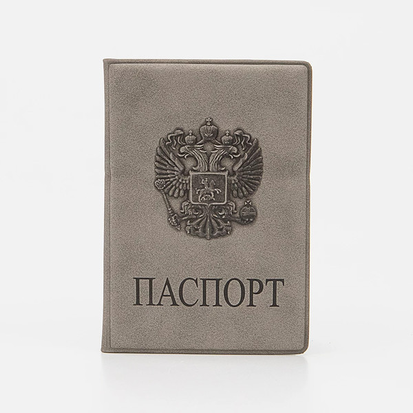 Изображение товара Обложка на паспорт Poshete Орел / 681-OP9040210-GRY (серый)