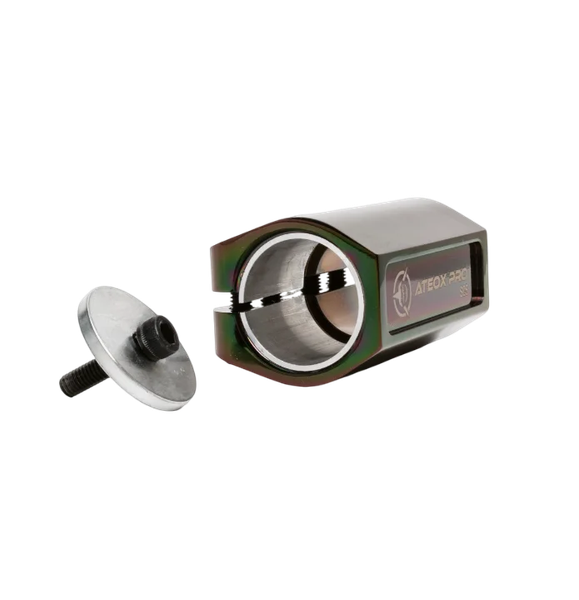 Изображение товара Зажим для самоката Ateox Pro Al 6061T6 SCS /  AC05-NB (неон/черный)