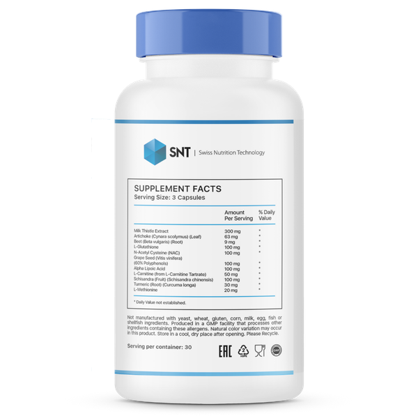Изображение товара Комплексная пищевая добавка SNT Liver Support (90 капсул)