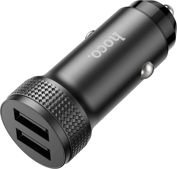 Изображение товара Адаптер питания автомобильный Hoco Z49 (черный)