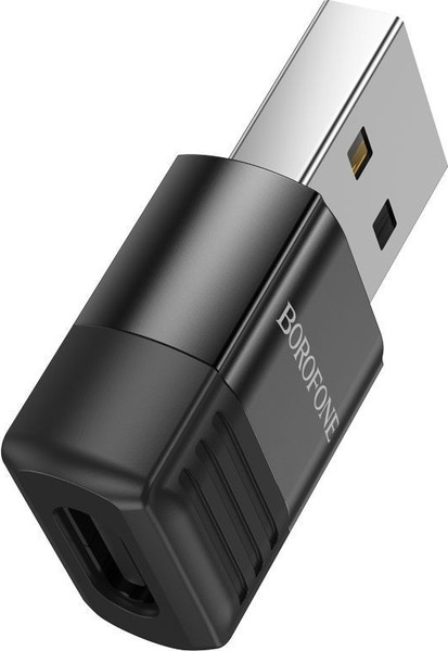 Изображение товара Адаптер Borofone BV18 Type-C-USB (черный)