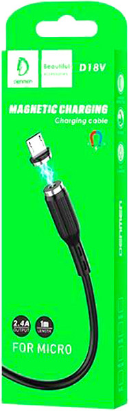 Изображение товара Кабель Denmen D18V Micro (1м, черный)