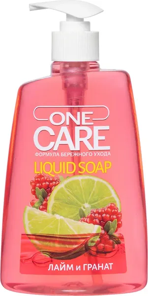 Изображение товара Мыло жидкое One Care Лайм и гранат (500мл)