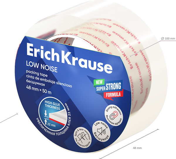 Изображение товара Скотч Erich Krause Low Noise / 58748