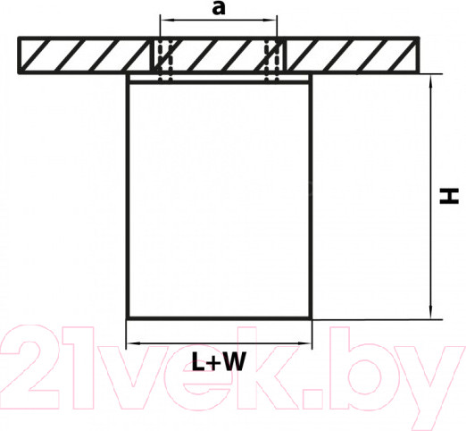 Изображение товара Точечный светильник Lightstar Monocco 212537