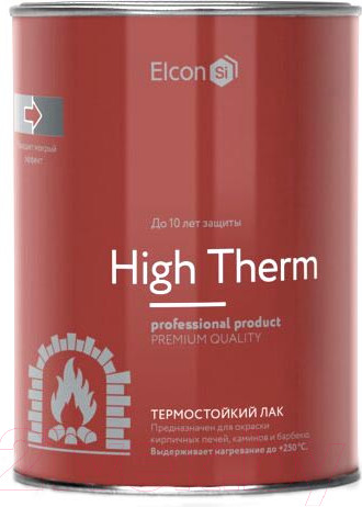 Изображение товара Лак Elcon Термостойкий до 250C (1л)