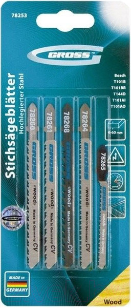 Изображение товара Набор пильных полотен Gross 78253