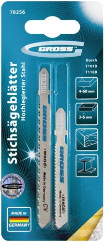 Изображение товара Набор пильных полотен Gross 78256