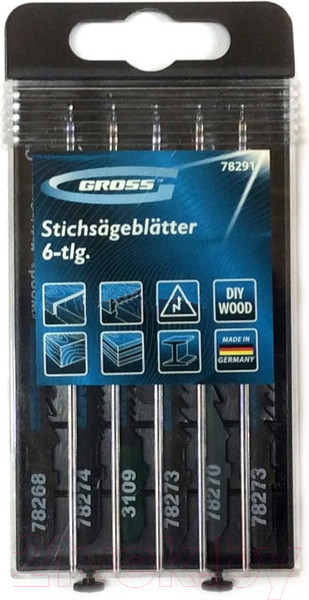 Изображение товара Набор пильных полотен Gross 78291
