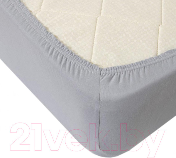 Изображение товара Простыня Моё бельё 180x200 (серый)